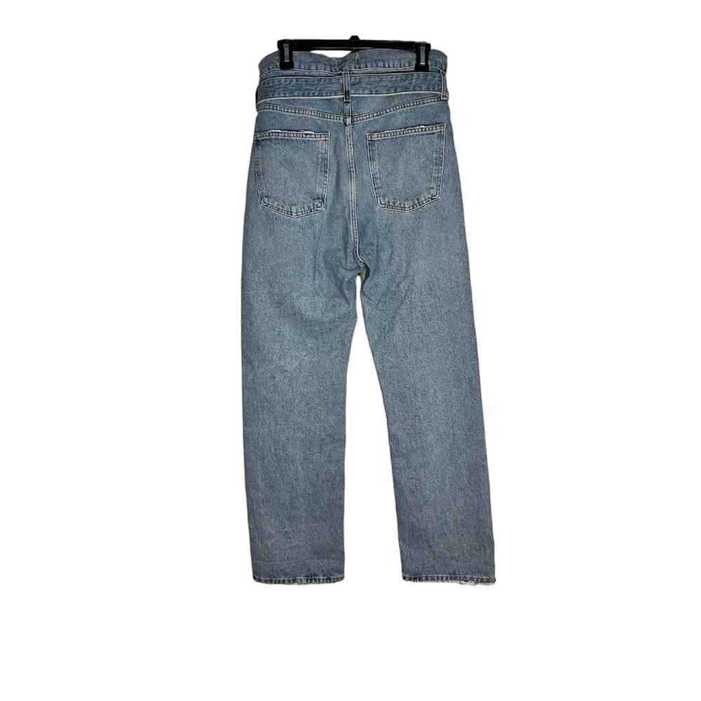 AGOLDE Reworked 90s ultra high-rise Paperbag straight Jeans - Picture 3 of 8
